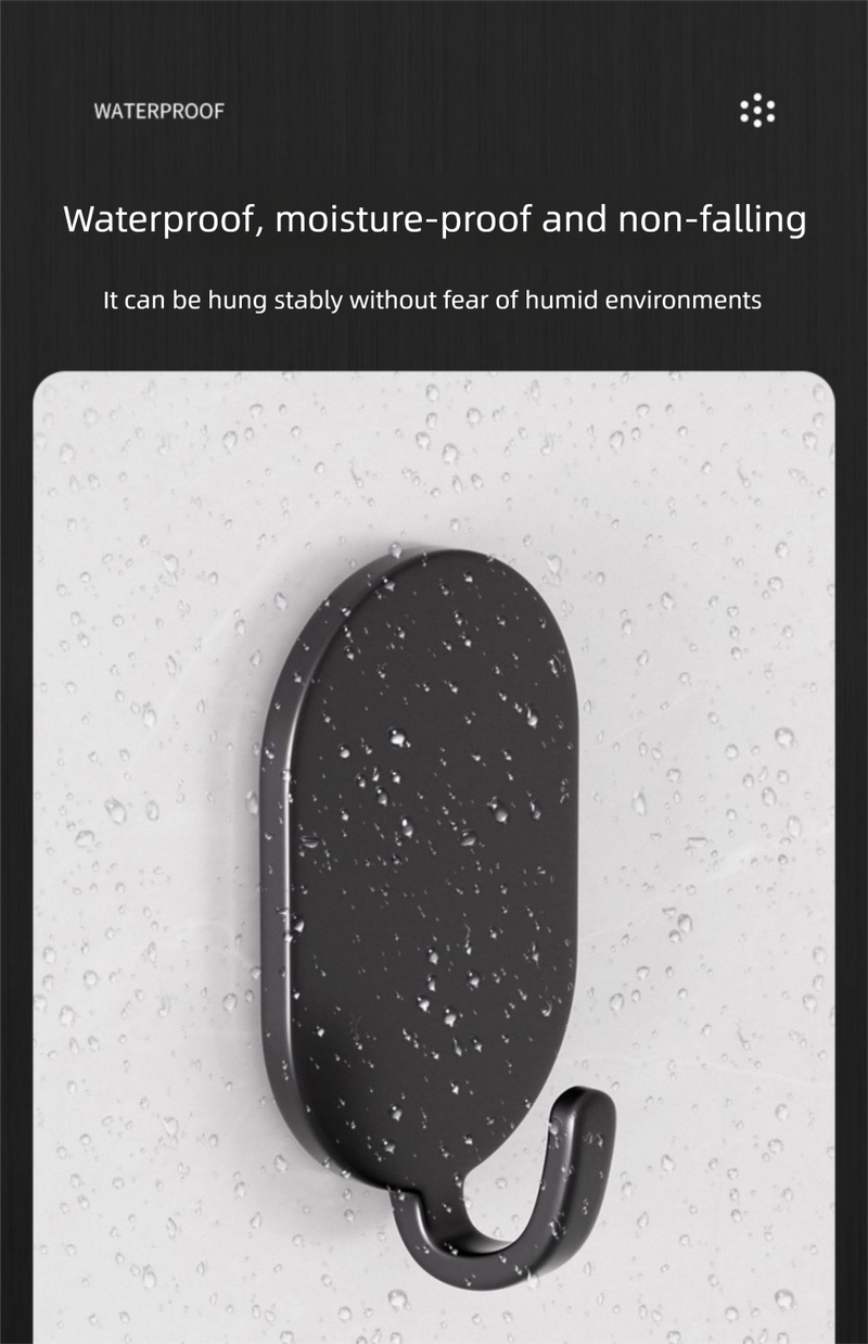 Gancio adesivo resistente in acciaio inossidabile per foratura, cucina, bagno, porta, montaggio a parete, senza traccia_voghion.com