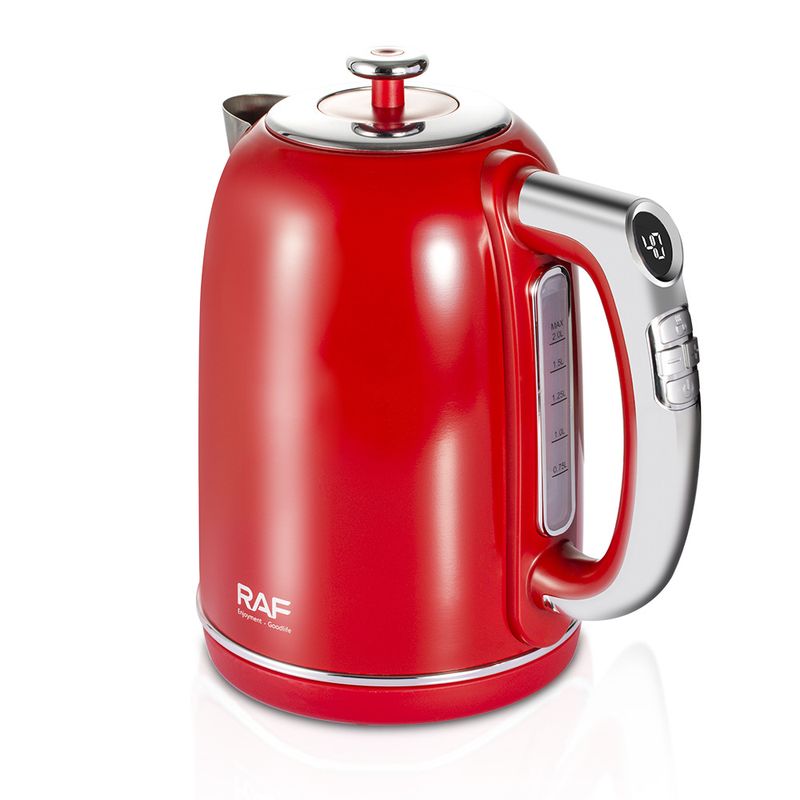 RAF EU 1.7L Electric Kettle - Temperature Display Automatic Boiling Water Household_voghion.com