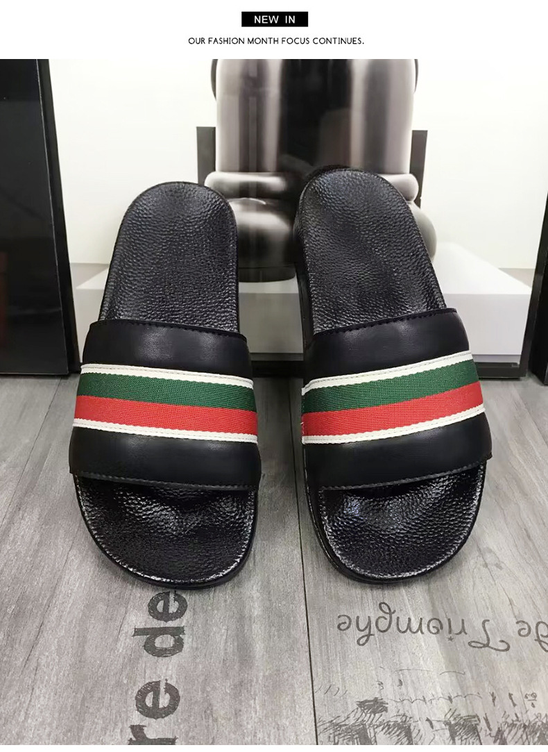 Factory Wholesale Men's Summer Outdoor Wear Trendy Brand Personality Outdoor net red super fire non-slip wear-resistant going out word sandals_voghion.com