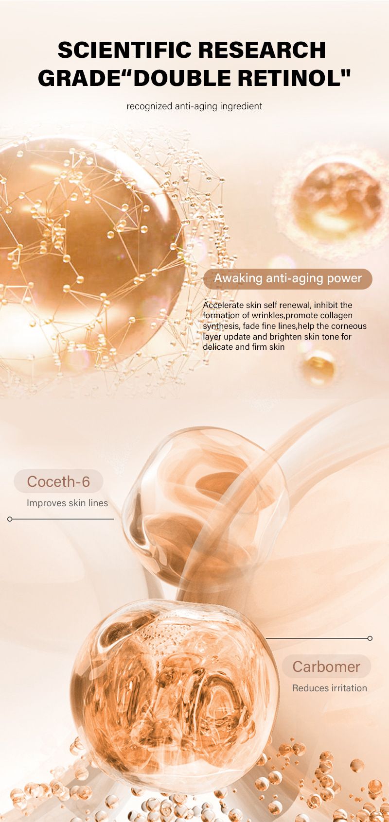 Retinol Repairing Face Cream Feuchtigkeitsspendend und feuchtigkeitsspendend_voghion.com