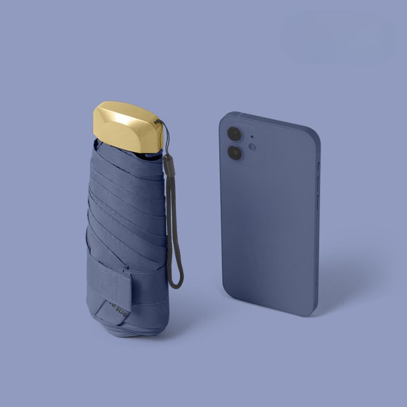 Capsule Parasol Sunscreen UV Protection Parasol Sunshine And Rain Small Portable Pocket Mini_voghion.com