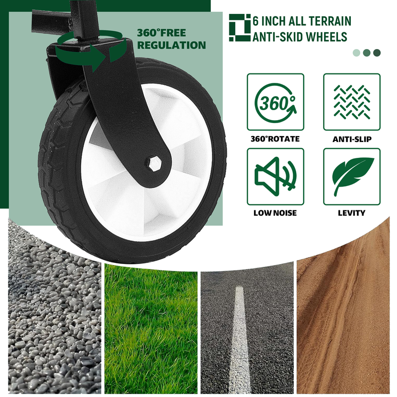 Minimeetall Multi-use Bag,Collapsible Foldable Wagon Cart Beach Wagon Heavy Duty Utility Cart Utility Wagon Grocery Cart For For Camping 3pcs Plastic Liner Bag /Cover , Cyan_voghion.com