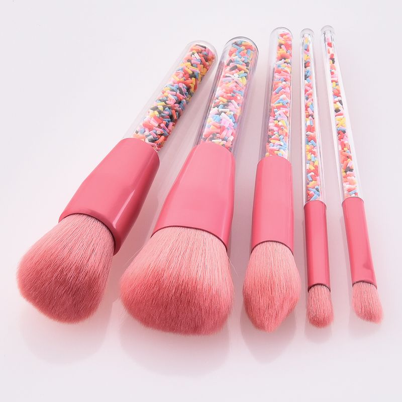 5 pennelli per trucco caramelle, pennello per cipria, pennello per fiamma, set di strumenti di bellezza_voghion.com