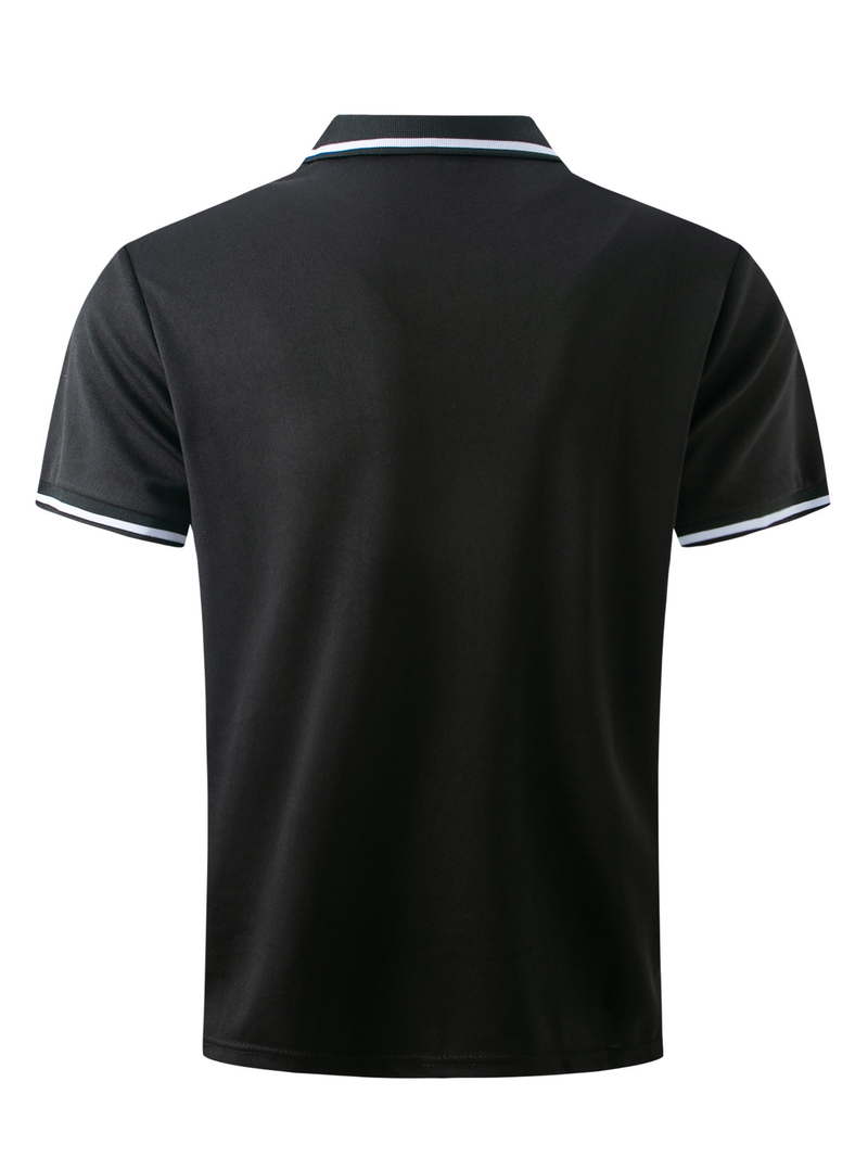 2025 Summer Men Polo T-Shirt Men Casual Polo Shirt Male Short Sleeves Tops Tees Men Solid Pattern Print Button T Shirt_voghion.com