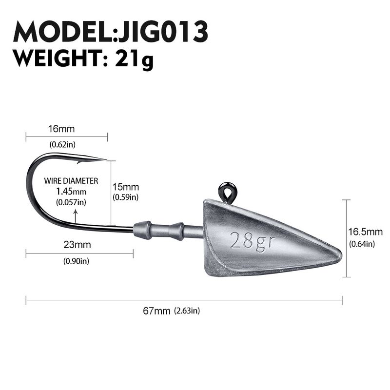 Long Casting Lure Anti-Hooking Original Color Fish Lead Head 7g-35g Soft Worm Weighted Root Fishing Hook_voghion.com