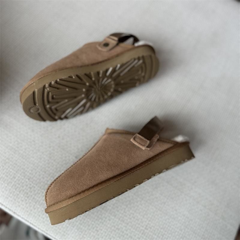 Designer Tasman Boots Womens Platform Booties Winter Slippers Snow Boot Mens Shoes Classic Ultra Mini Ankle Boots Black Chestnut Sand Warm Bowtie_voghion.com