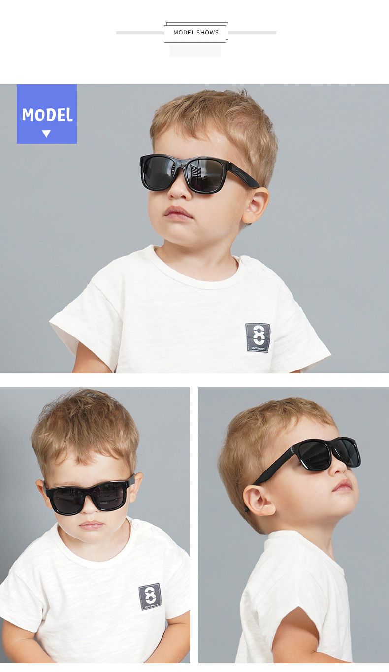 Flexible Polarized Baby Sunglasses with Adjustable Strap for Toddler Newborn Infant Age 0-36 Months 100% UV Protection_voghion.com