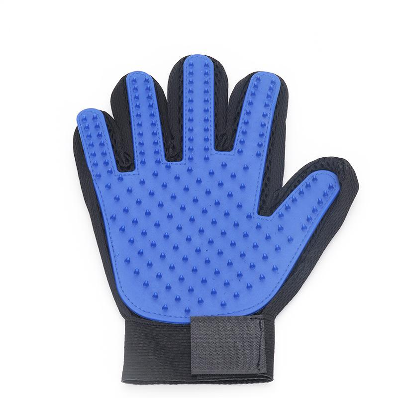 Pet Hair Removal Gloves Massager Bath Cleaning Tool For Dogs Cats_voghion.com