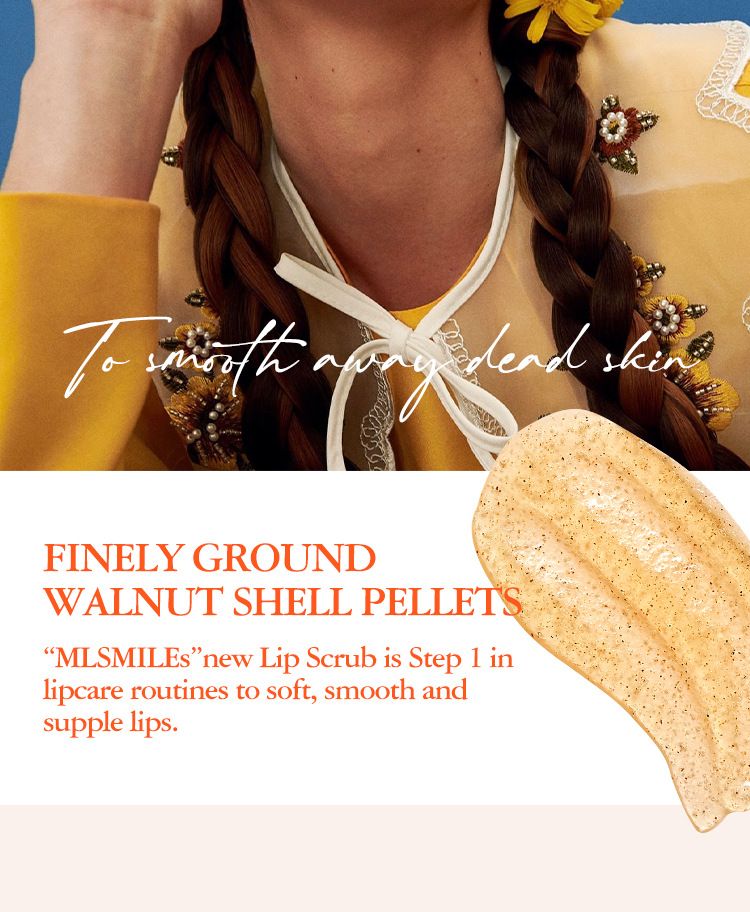 MLSMILE Läppskrubbset Exfolierar död hud för att minska läpplinjer Läppbalsam 4 delar_voghion.com
