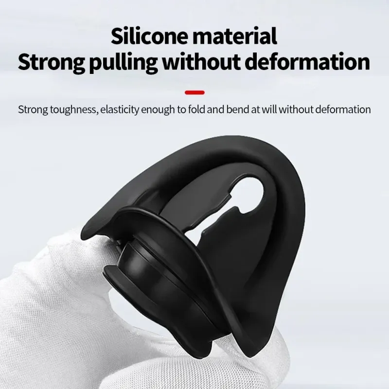 4 stuks Mute Demping Kussen Siliconen Slot Gesp Autodeur Anti-botsing Beschermhoes voor Tesla 3 Model Y_voghion.com