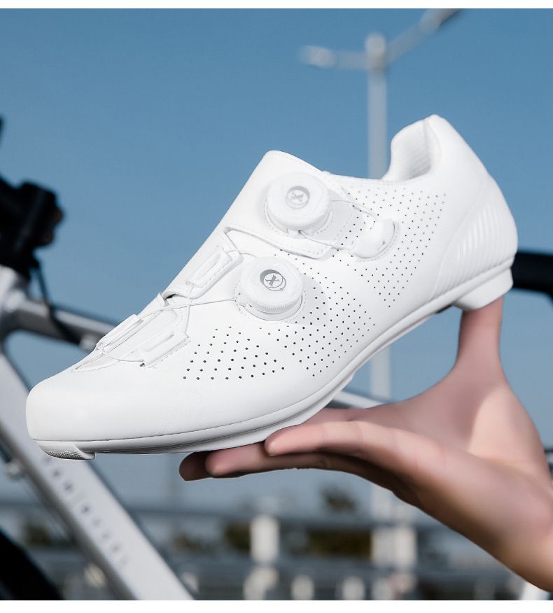 Scarpe da ciclismo Booster da uomo e da donna, con suola rigida, modello Road Lock, 2024_voghion.com