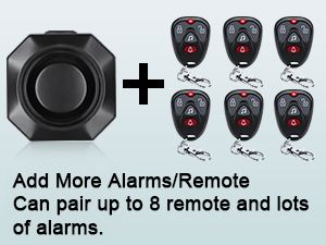 Alarme de vélo rechargeable par USB, alarme de moto max. 110 dB avec télécommande et 7 niveaux de sensibilité, alarme antivol avec capteur de mouvement et vibrations_voghion.com