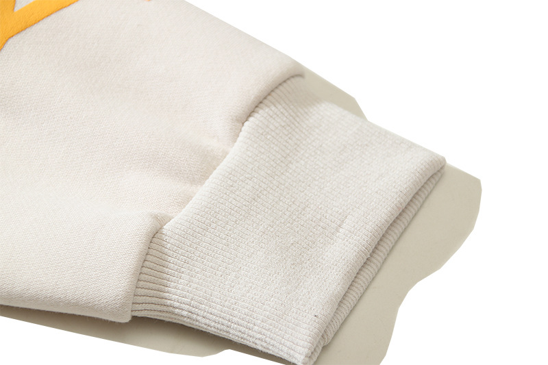 Herren-Kapuzenpullover mit Graffiti-Stern-Schaumstoffdruck, lockerer, lässiger Kapuzenpullover_voghion.com