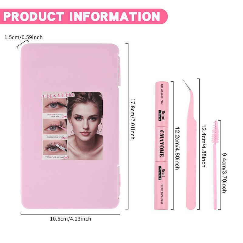 False Eyelashes Large Capacity Single Cluster Segmented DIY Hot Melt False Eyelashes Book Natural Thick D Curly Eyelashes_voghion.com