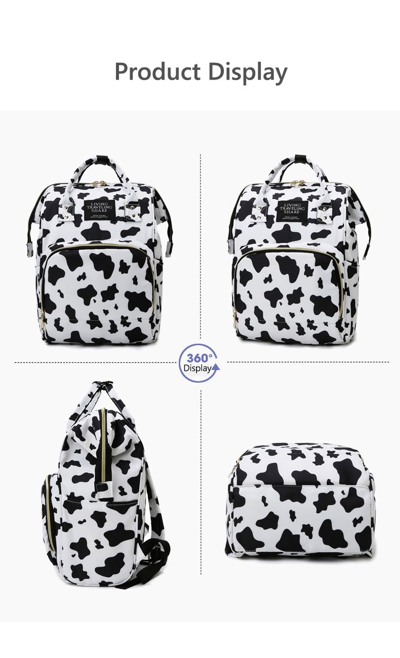 Wasserabweisende, tragbare Wickelstation mit großer Kapazität und Organizer für Babysachen, lässiger Schul-Umhängetasche-Rucksack_voghion.com