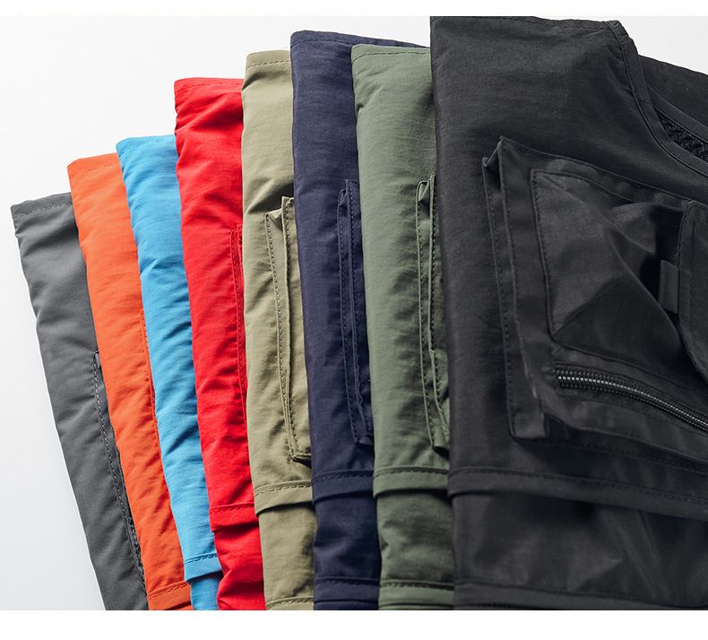 "Men's Outdoor Utility Vest – Lightweight Mesh Workwear With Multiple Pockets, Breathable Fishing & Hiking Vest, Photography_voghion.com
