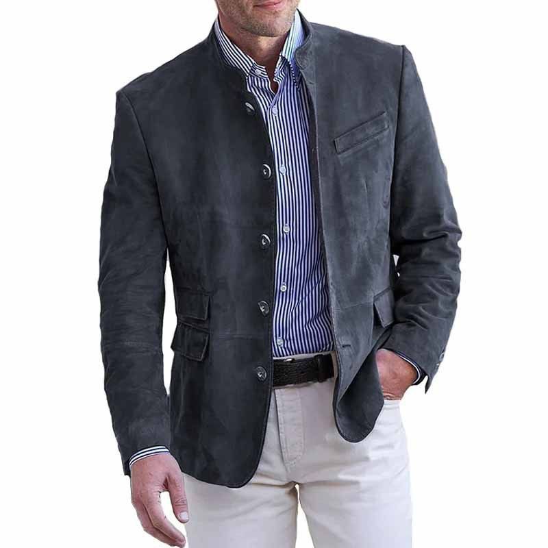 CT New Heavy Craft Suede Work Jacket Men's American Casual Blazer Coat_voghion.com