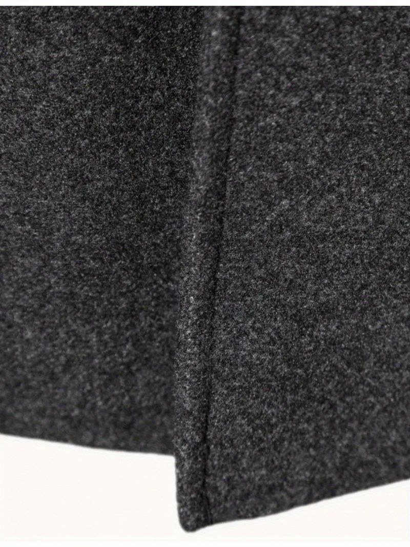 Men's Clothing Fashion Stand Collar European And American Size Autumn And Winter Coat Coat Coat Casual Elegant Coat Long Windbreaker Cross Border_voghion.com