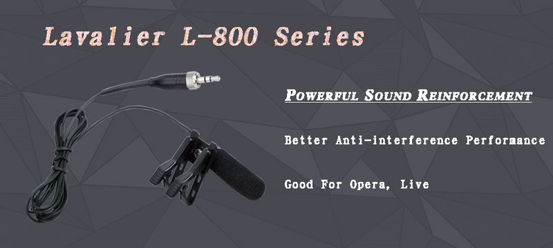 Regola l'angolazione Microfono a condensatore Lavalier Lapel con clip doppia in metallo Microfono a 4 pin per trasmettitore wireless Shure 4 pin XLR_voghion.com