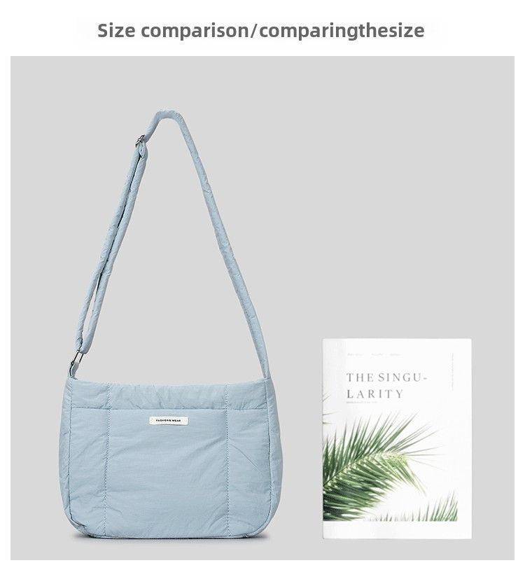 Shoulder New Autumn And Winter Models, Soft Nylon Canvas Messenger Bag, Women's Fashion Simple Lightweight Aron Sweet_voghion.com