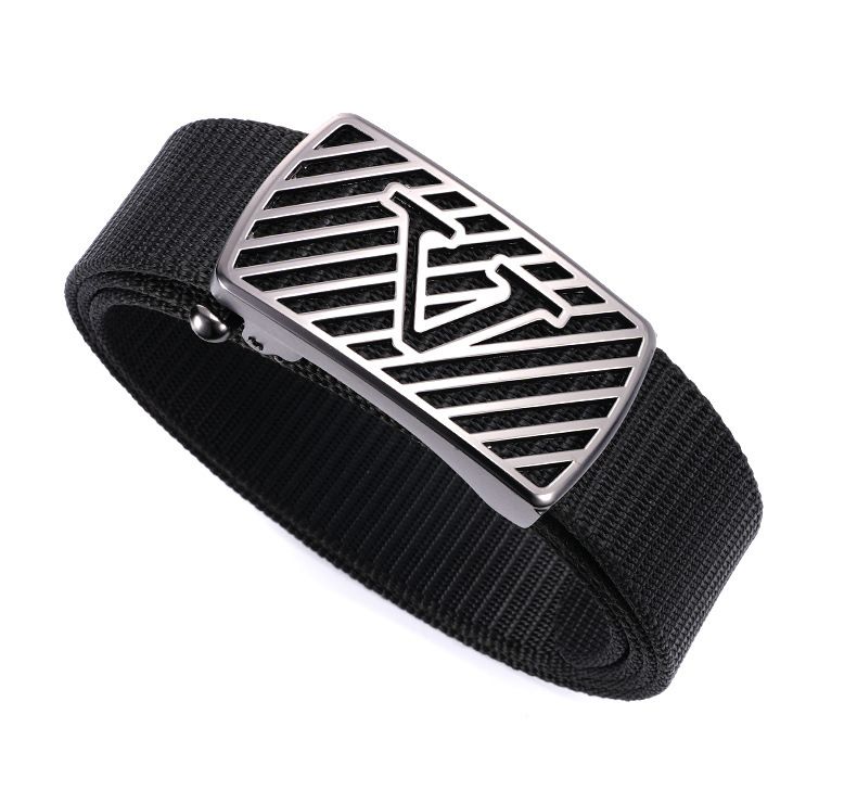 Vīriešu neilona austa automātiskā sprādze, āra taktiskā jostas biksēm, vīriešu_voghion.com