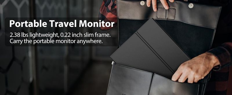 16.1-inch 2.5K Portable 144Hz Secondary Laptop Expansion Screen With External Monitor_voghion.com