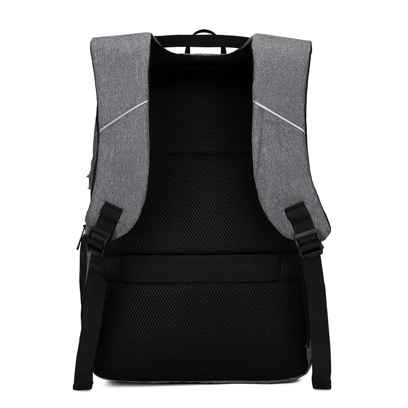 Zaino per laptop con borsa antifurto da uomo da 1 pezzo, borsa da lavoro di grande capacità per viaggi, zaino di ricarica USB_voghion.com