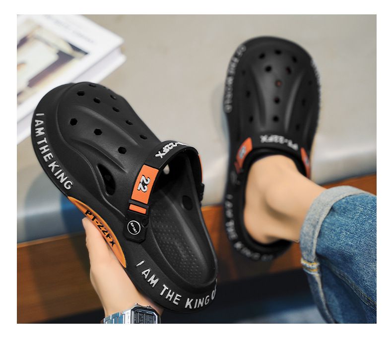 Scarpe con buco transfrontaliero nuovi sandali da uomo scarpe da spiaggia da uomo che escono EVA scarpe casual moda sandali da uomo_voghion.com
