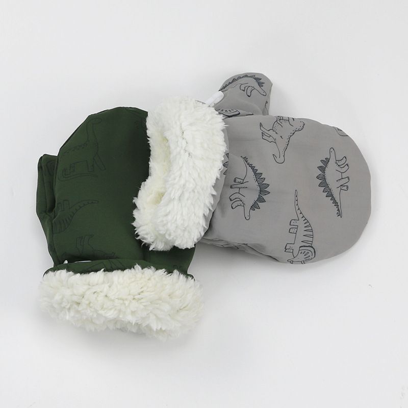 Kannerhandschuesch fir den Hierscht/Wanter, verdickt waarm mat zousätzlechem Fleece, kältbeständeg an séier dréchentend Baby-Skihandschuesch_voghion.com