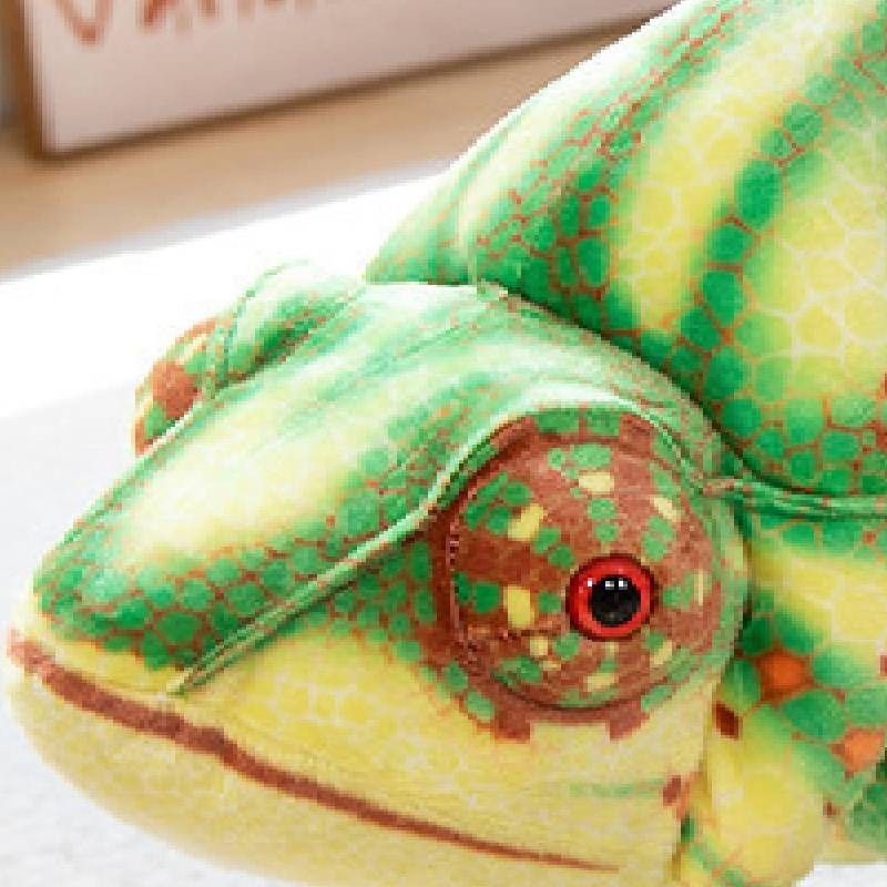 Plush Chameleon Stuffed Realistic Toy Large 80cm And 110cm Soft Pp Cotton_voghion.com