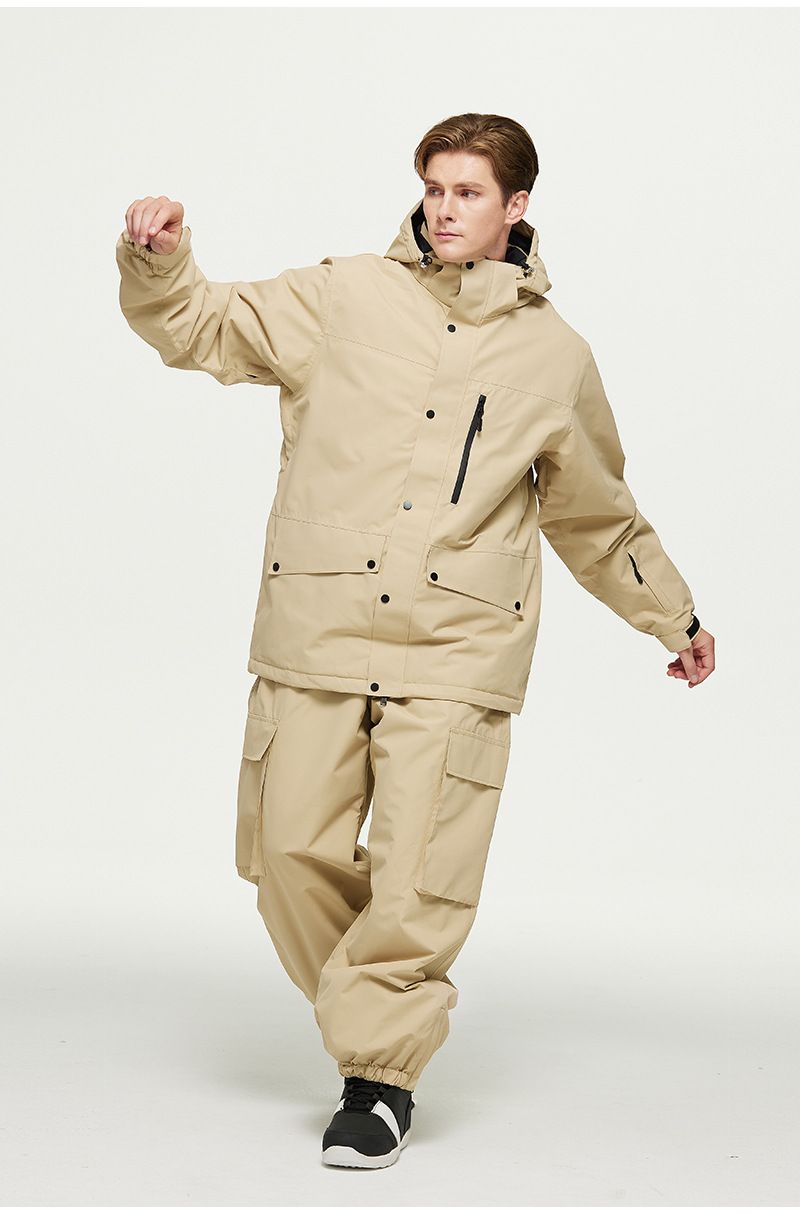 Completo da uomo e da donna, giacca da sci e snowboard impermeabile e calda, per la stagione sulla neve, nuovo_voghion.com