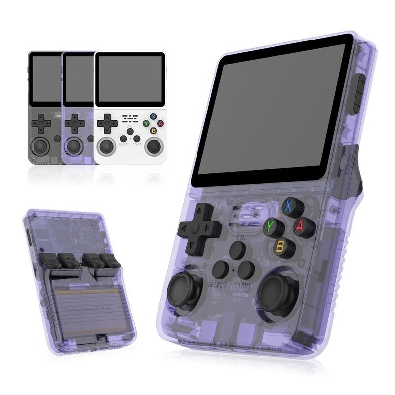 New R36s handheld console, nostalgic arcade all-in-one portable open-source game console_voghion.com