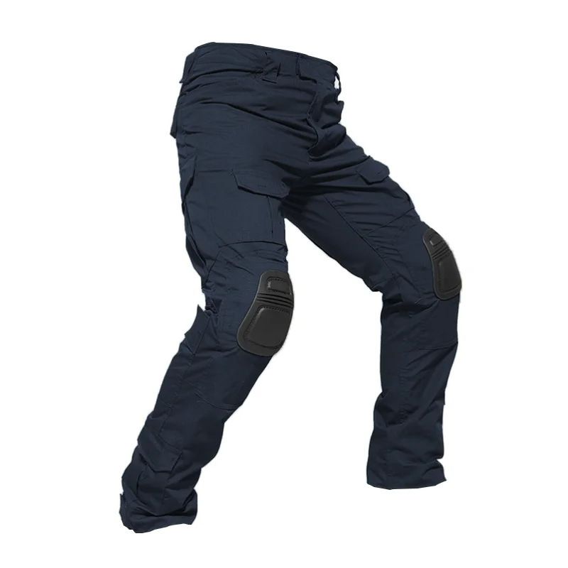 Pantalones tácticos de carga para hombre con rodilleras - Pantalones de trabajo de camuflaje militar para senderismo, acampada y entrenamiento (varios colores y tallas)_voghion.com