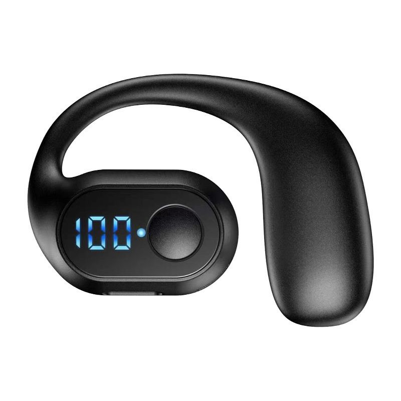 F1 Bluetooth Earphones Open Digital Display Non-In-Ear Long Battery Life Ear Hook Wireless Sports Style_voghion.com