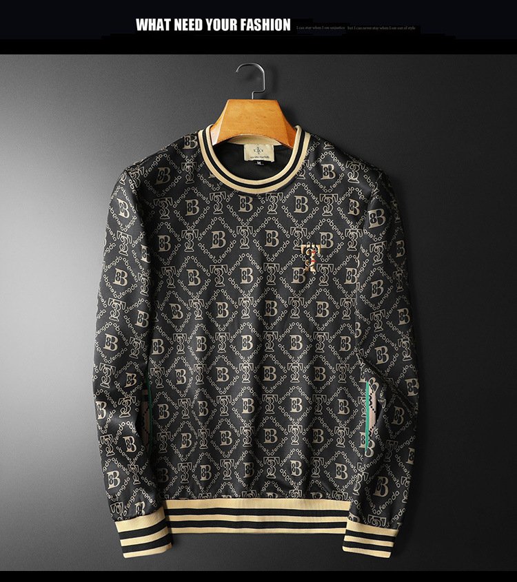 Men's Clothing New Autumn And Winter Men's Suits Korean Style Slim Casual Youth Sweatshirts And Sweatpants Sports Suits Men's Two-piece Set_voghion.com