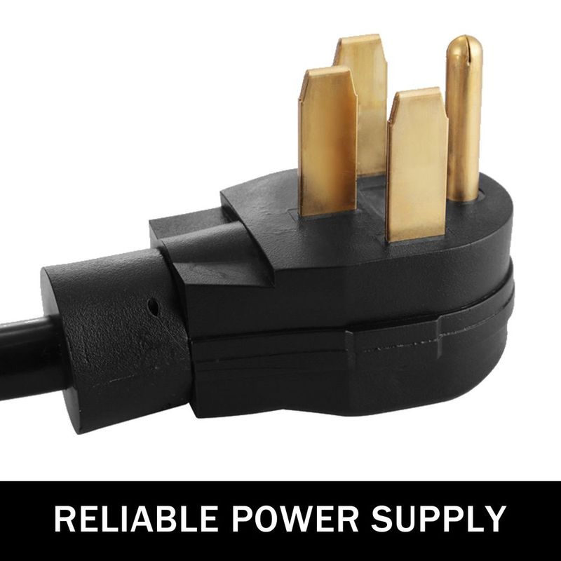 VEVOR RV Power Cord 50Ft 40 Amp RV Extension Cord AWG8 40 Amp Rv Extension Cord Truck Trailer Motorhome Camper RV Cord Grip Handles Camper Trailer Power Supply Cable_voghion.com