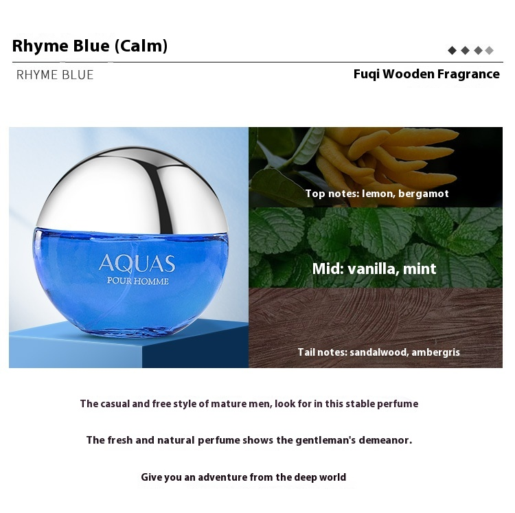 2024 Ny parfyme Hot Sale WARMKISS Active Ocean Blue Herreparfyme 50ml Frisk Naturlig Ocean Tone_voghion.com