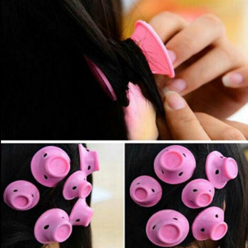 20/Set Haarpflege-Lockenwickler aus weichem Gummi, Silikon-Lockenwickler, keine Hitze, kein Clip, Lockenwickler-Styling, DIY-Werkzeug für Lockenwickler_voghion.com