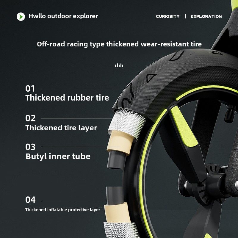 Kanner-Gläichgewiichtsvelo Pedalfräie Vëlo 2-an-1 Rutsch-Scooter 1-3-62 Joer aalt Kand Puppelchen Spillauto_voghion.com