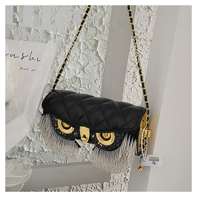 2023 new detachable heavy industry ladies light luxury owl style single shoulder crossbody handbag_voghion.com