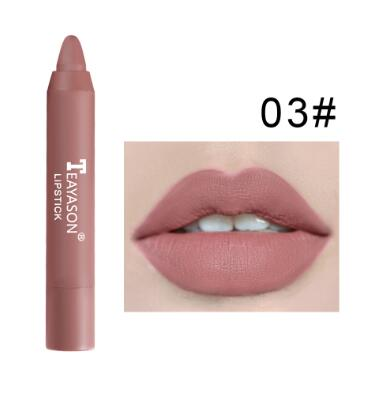 Mist Matte Lip Balm Color Moisturizing Lip Gloss Easy Color Lip Glaze Rotating Lipstick pen_voghion.com