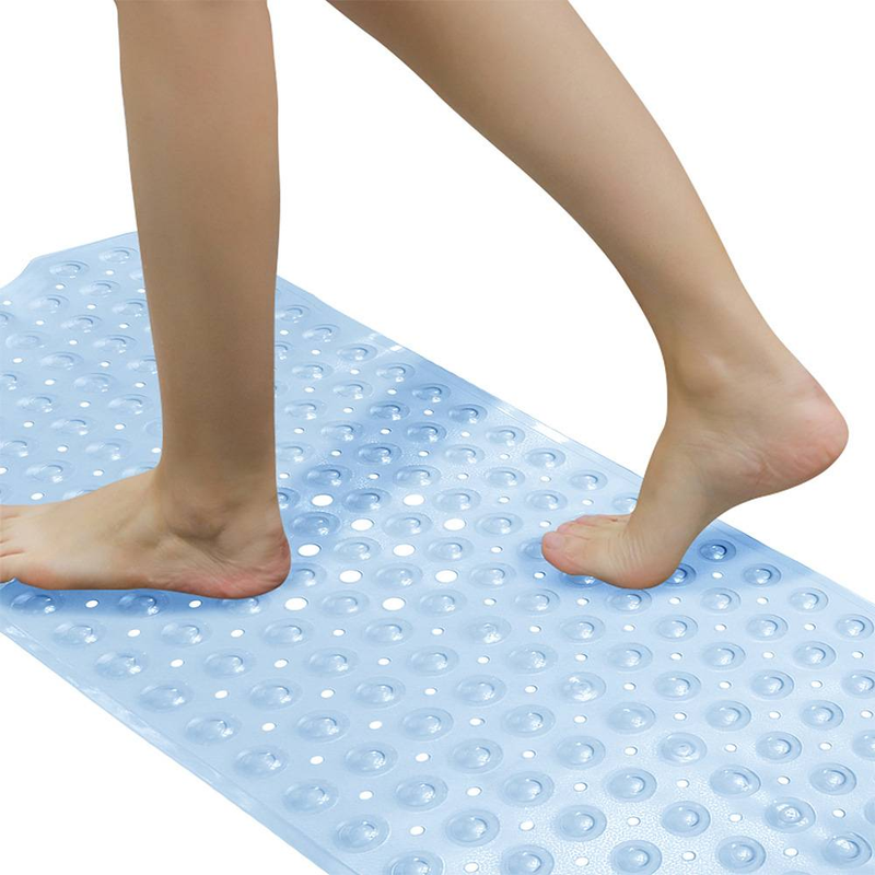 PVC Bathroom Anti Slip Mat With Suction Cup Toilet Toilet Anti Slip Foot Mat Bath Anti Fall Bathtub Mat_voghion.com