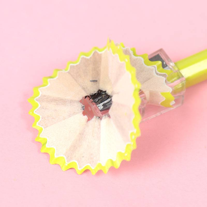 Transparent Single-Hole Manual Pencil Sharpener - Compact, Lightweight & Durable For School, Office & Art Supplies_voghion.com