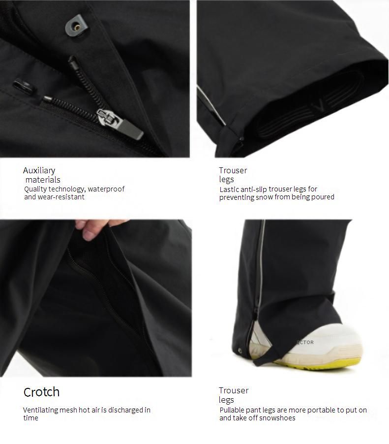 ProFlex Ski Pants – Waterproof & Windproof Snowboarding Trousers With Thermal Insulation For Men & Women_voghion.com