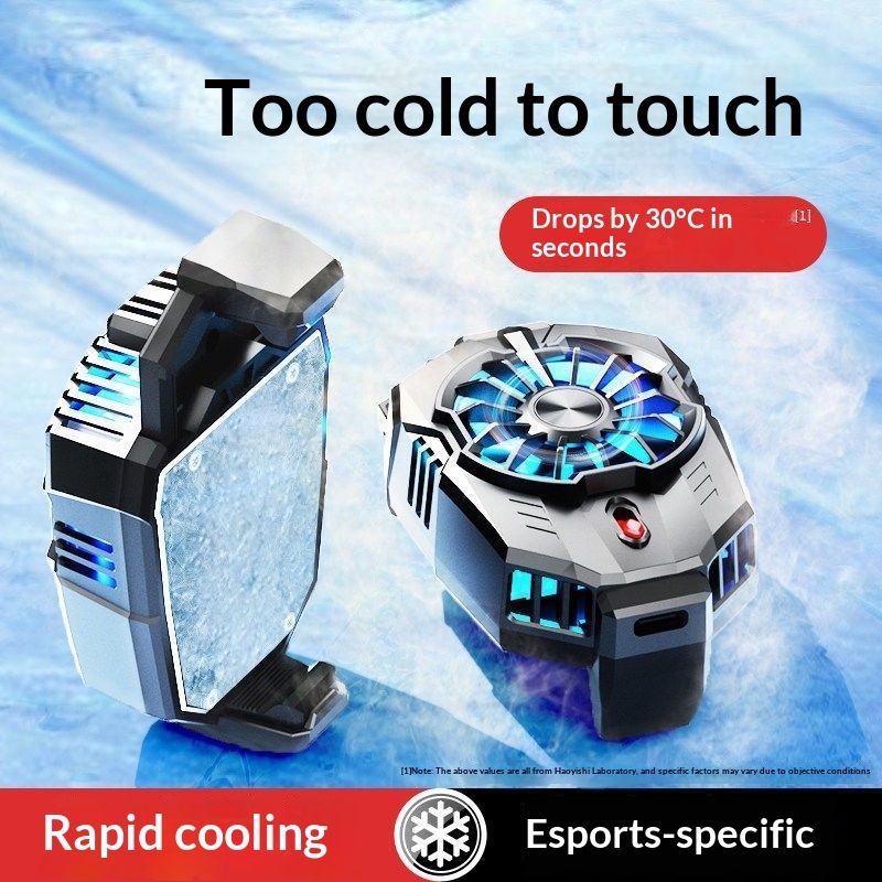 Digitex New Model Phone Cooler Semiconductor Artifact Air Cooling Charging Ultra Quiet Noiseless Clip-on Back Clip Fan_voghion.com