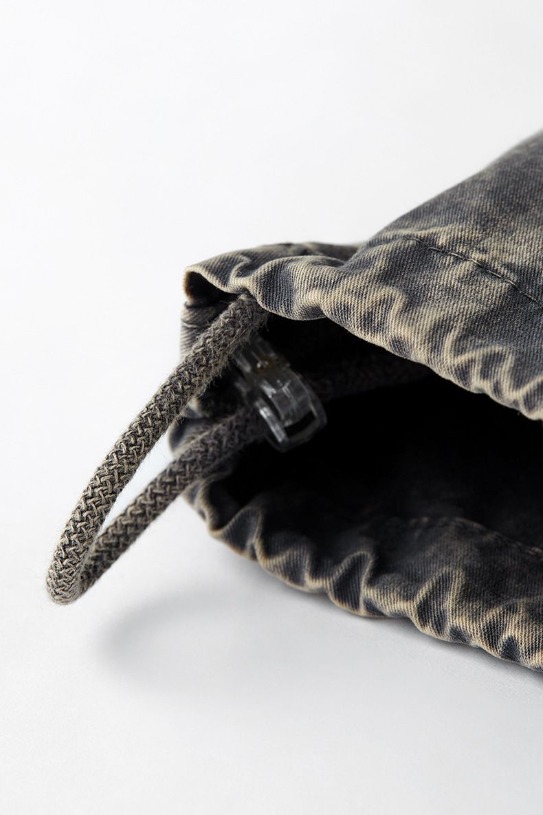 Men's Clothing Wall Patterned Washed Overalls New Products Loose Casual Long Pants_voghion.com