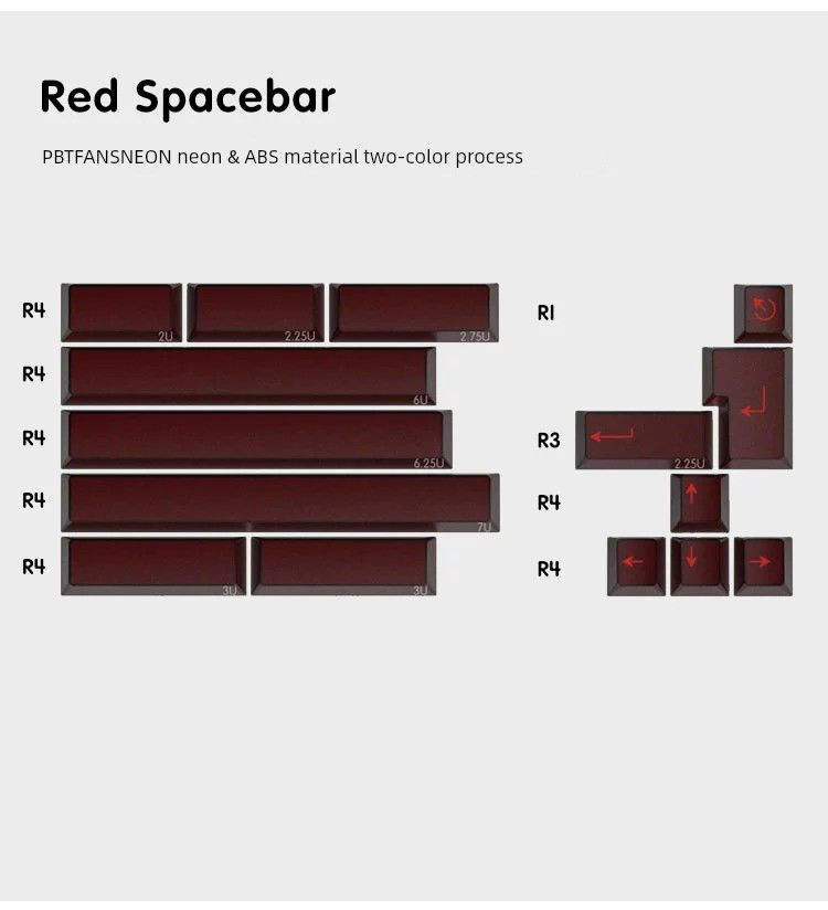 Pbtfans Original Zweifarbige Nical-Tastatur_voghion.com