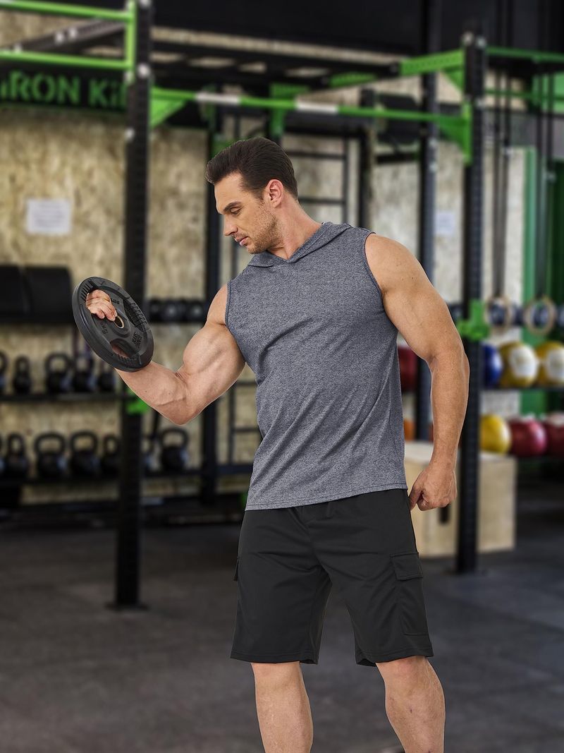 TACVASEN Débardeur de sport en coton sans manches pour homme, sweat-shirt d'entraînement, de gym, d'été_voghion.com