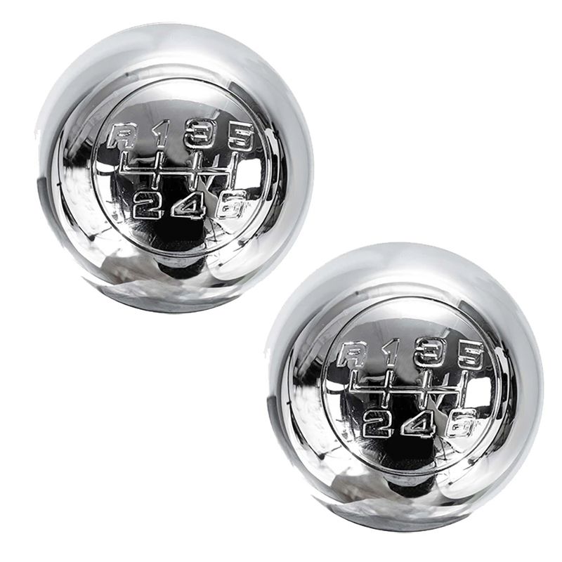Pomello del cambio a leva cromata a 6 velocità per accessorio auto Alfa Romeo Giulietta_voghion.com