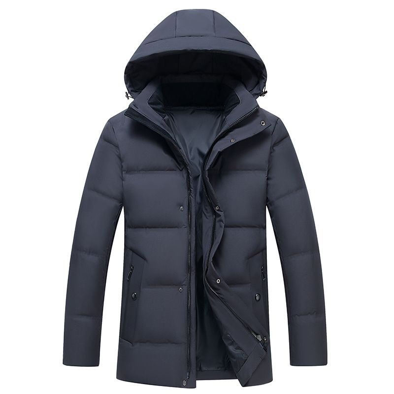 Dons winter kort, dik, koudebestendig, warm heren middelbaar en oud, broodjas, kleding voor vaders, nieuwe jas_voghion.com